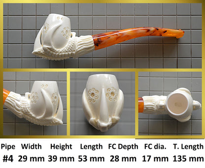 GENUINE MEERSCHAUM HANDMADE  PIPES GR#3