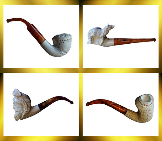 GENUINE MEERSCHAUM HANDMADE  PIPES GR#2