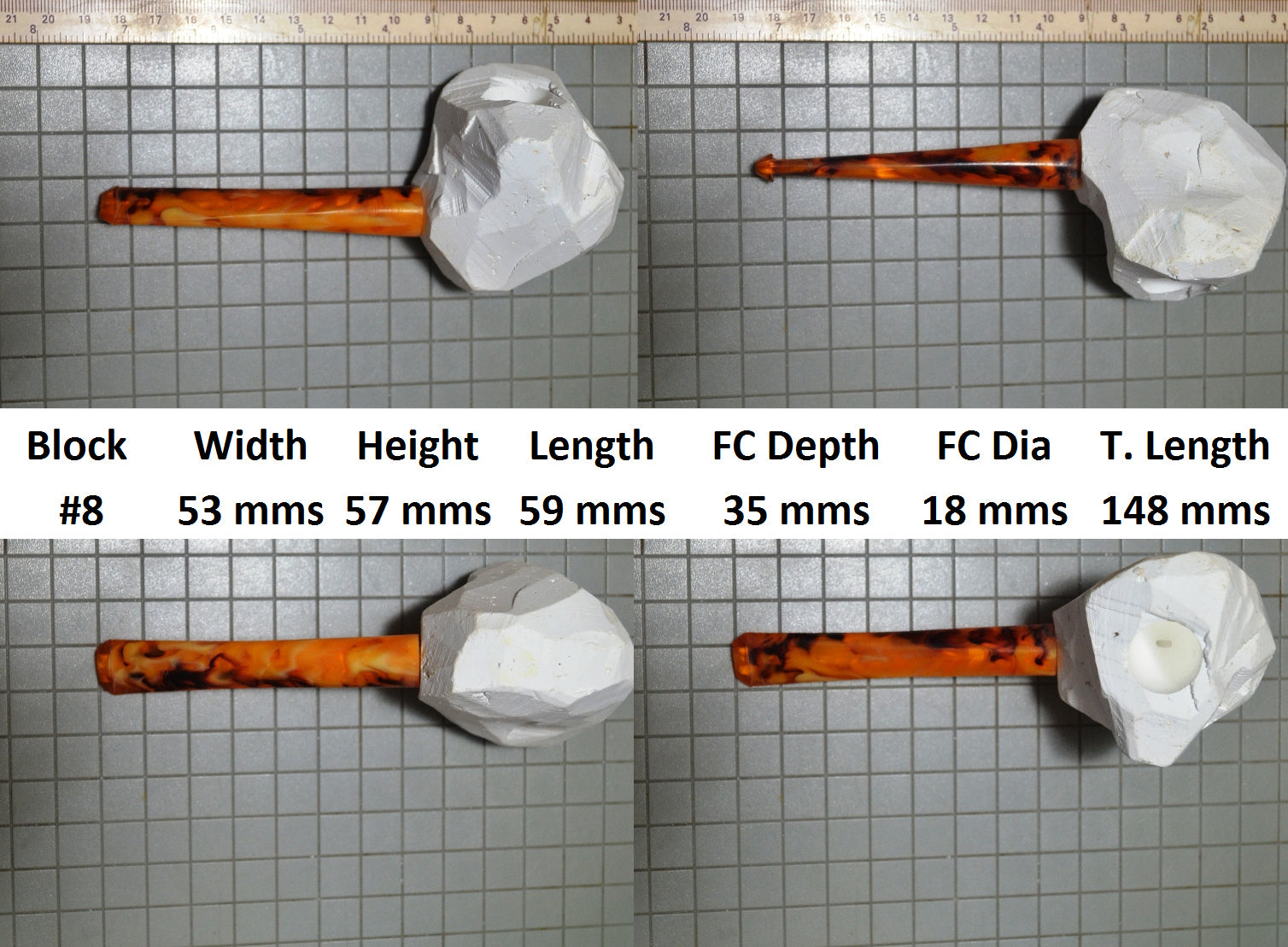 GENUINE MEERSCHAUM BLOCK PIPE KITS M SIZES – OXtation