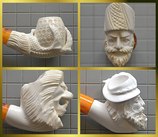 GENUINE MEERSCHAUM HANDMADE  PIPES GR#3